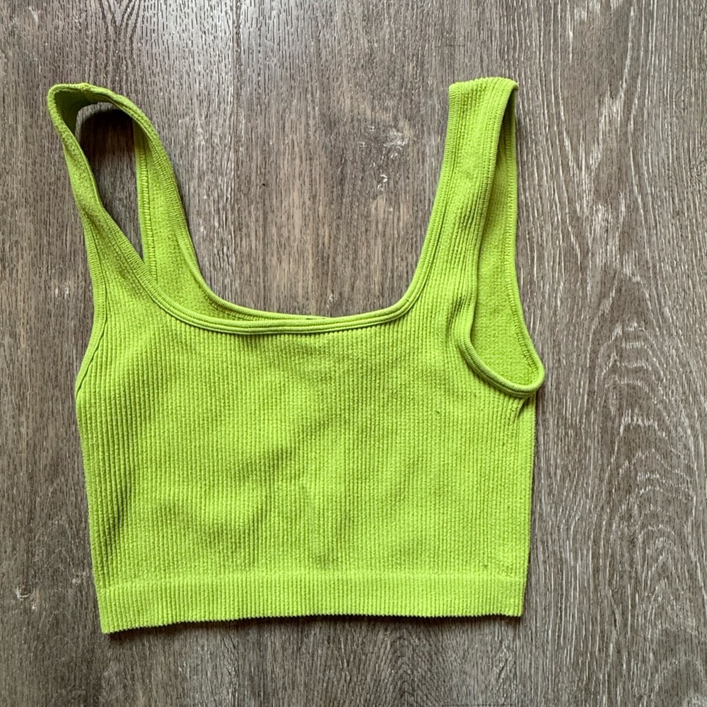 Zara ribbed crop tank